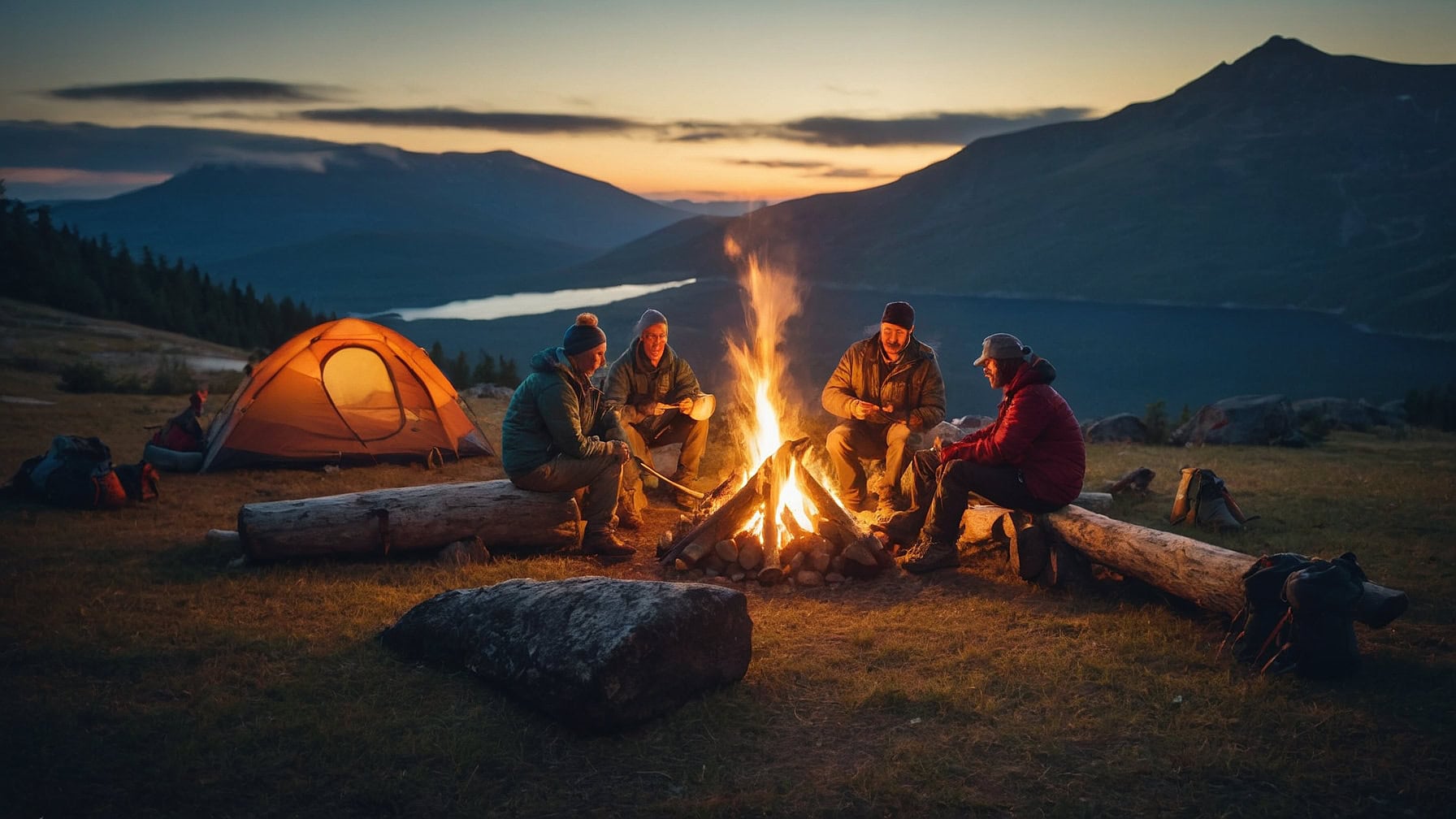 3 ways to start a camp fire