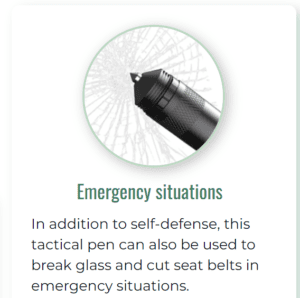 emergency situations Tactical Pen X