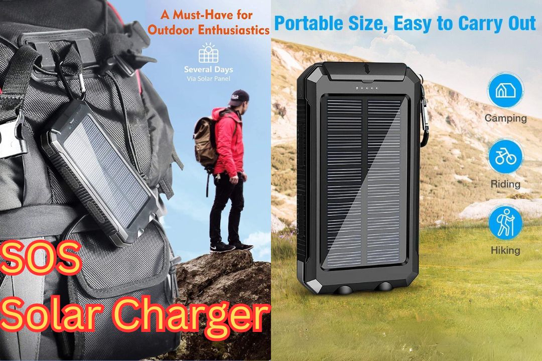 SOS 20000mAh solar charger