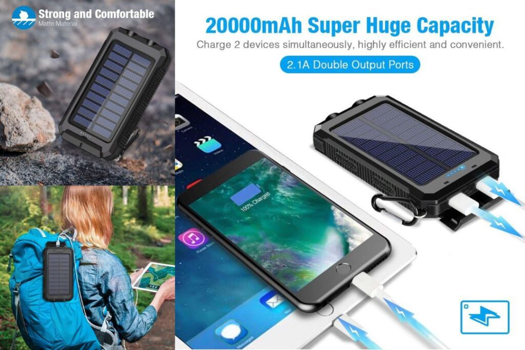 20000mAh solar charger