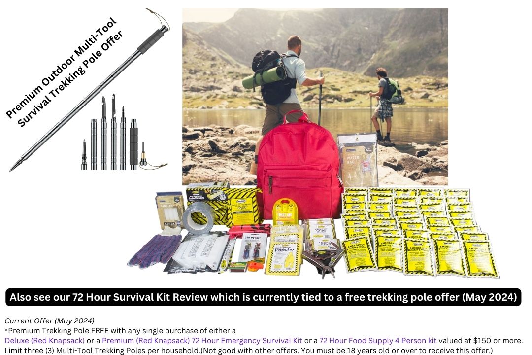 Survival Kit with Trekking Pole Offer