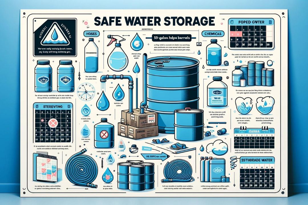 how to store water long term