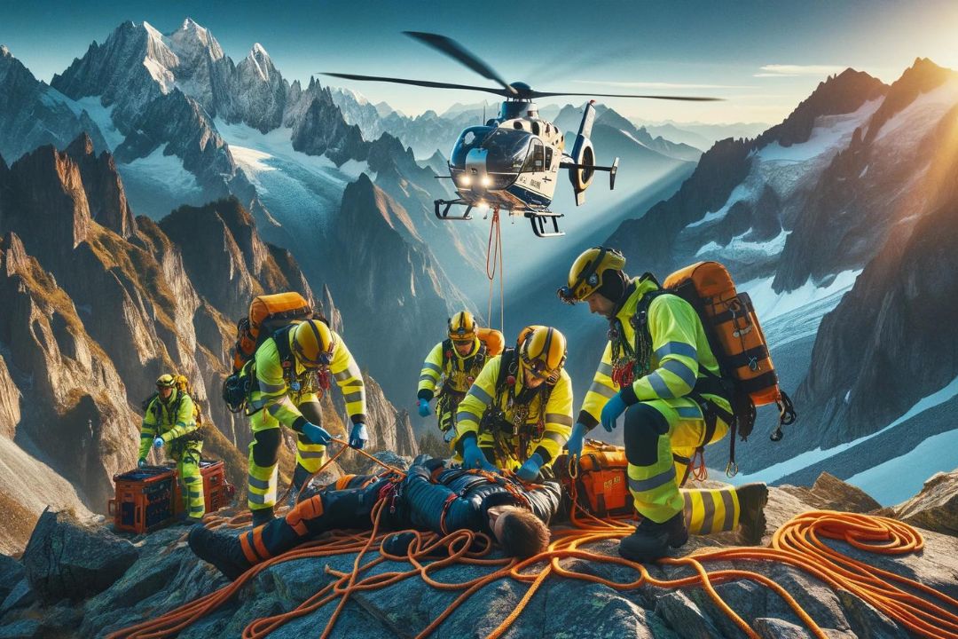 PLB for mountain search and rescue