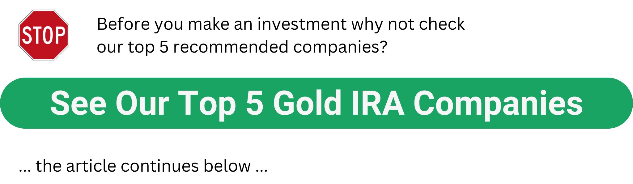 best gold IRA companies