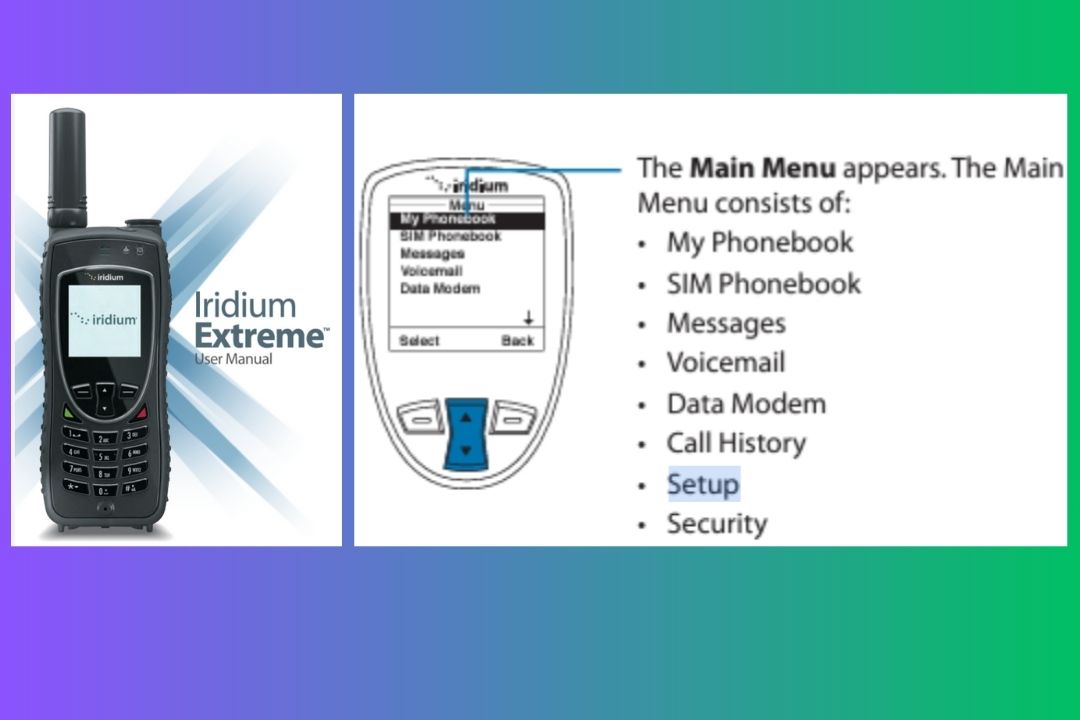 Iridium extreme 9575 guide